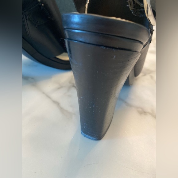 Via Spiga Ibiza Black Calf 7.5 M Heels Nordstrom - Picture 4 of 16